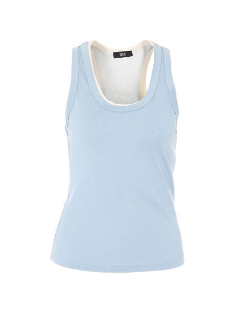 Eleh crewneck sleeveless top - Blue - zdjęcie produktu nr 1