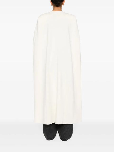Gabriela Hearst Finola virgin-wool poncho - Neutrals