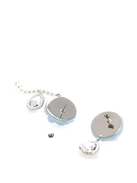 Magda Butrym embellished flower drop earrings - Silver - zdjęcie produktu nr 2