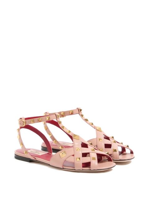 Valentino Garavani Rockstud-embellished sandals - Pink