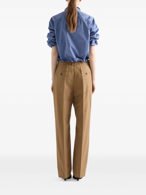 Prada poplin pants - Neutrals