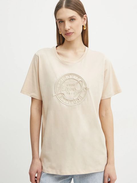 Liu Jo t-shirt bawełniany - zdjęcie produktu nr 2