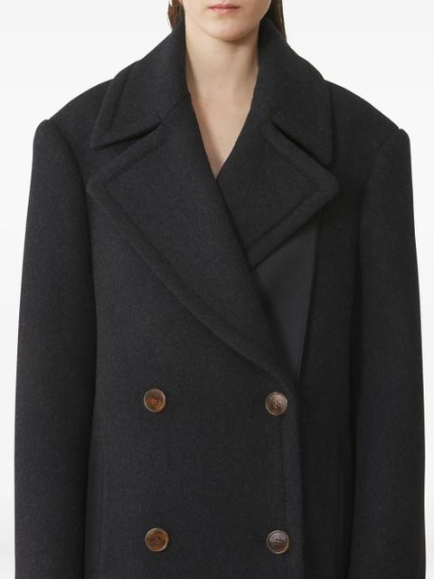 Lanvin double-breasted long-sleeve jacket - Black