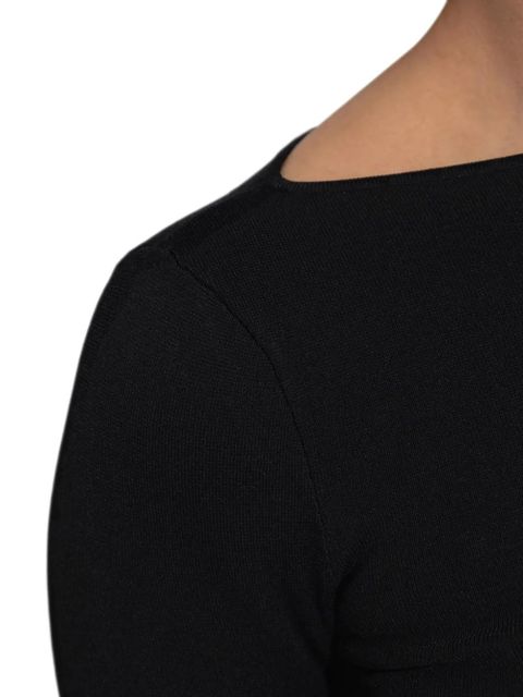 ENTIRE STUDIOS long-sleeve midi dress - Black - zdjęcie produktu nr 2