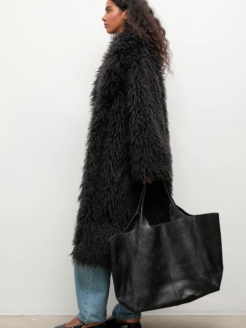 Answear.LAB płaszcz kolor czarny