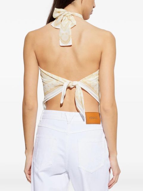 Versace paisley-pattern blouse - Neutrals