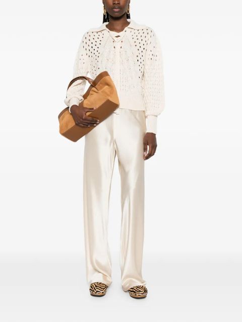 TWINSET lace-up sweater - Neutrals - zdjęcie produktu nr 2