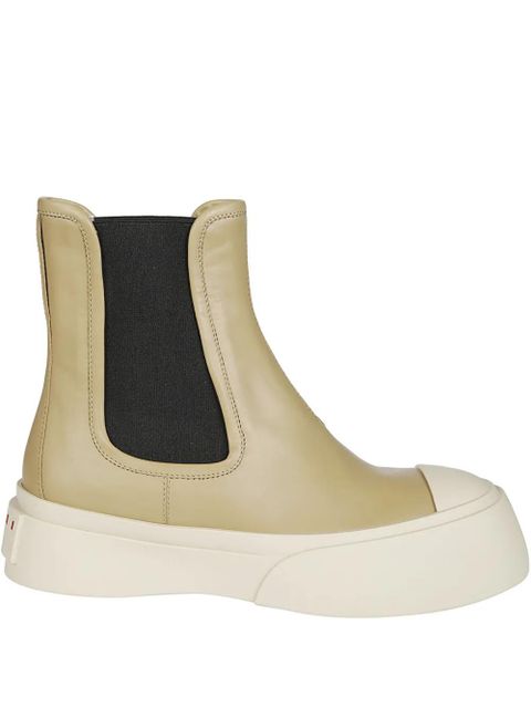Marni 45mm leather Chelsea boots - Neutrals - zdjęcie produktu nr 1