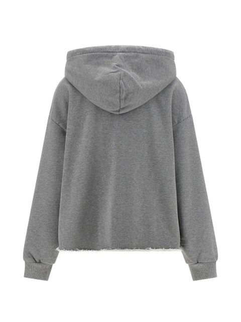 MM6 Maison Margiela printed hoodie - Grey