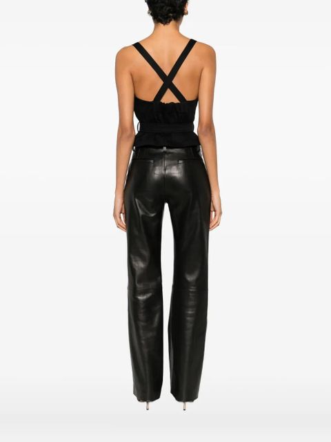 OUR LEGACY belted top - Black