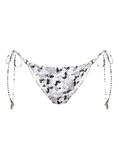 Tory Burch printed tie-side bikini bottoms - White - zdjęcie produktu nr 1