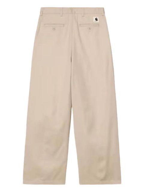 Carhartt WIP Omak logo-patch trousers - Neutrals