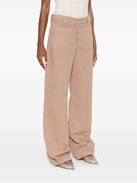 Blumarine canvas jeans - Brown