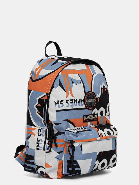 Napapijri plecak Voyage Aop 1 kolor pomarańczowy duży wzorzysty NP0A88UEF0U1