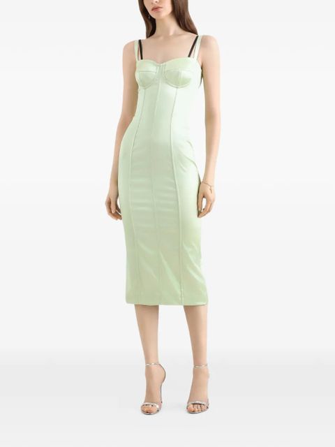 Dolce & Gabbana bustier-style dress - Green - zdjęcie produktu nr 2