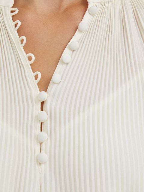 Lauren Ralph Lauren bluzka damska kolor beżowy gładka