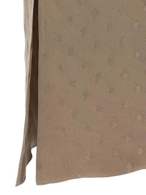 FENDI satin midi dress - Grey - zdjęcie produktu nr 2