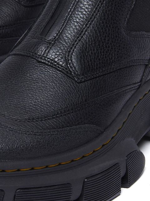 Dr. Martens sztyblety skórzane DMXL Zip Chelsea kolor czarny na platformie DM41070001