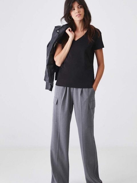 Medicine kurtka skórzana damska kolor czarny przejściowa