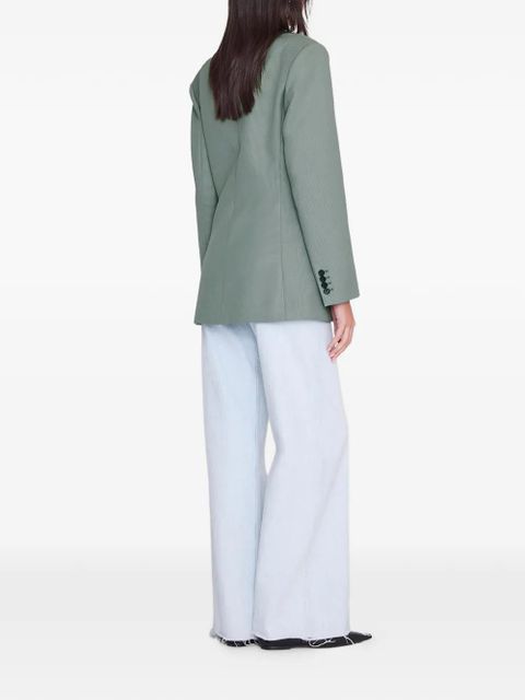 ANINE BING Aretha double-breasted blazer - Green