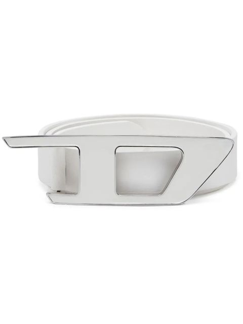 Diesel B-Dlogo II leather belt - White - zdjęcie produktu nr 1