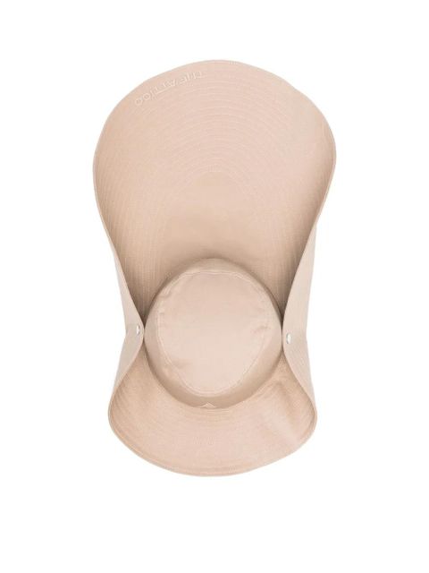 The Attico logo-embroidered sun hat - Neutrals - zdjęcie produktu nr 2
