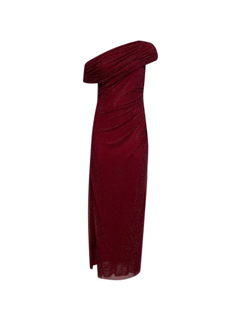 Self-Portrait asymmetric midi dress - Red - zdjęcie produktu nr 1