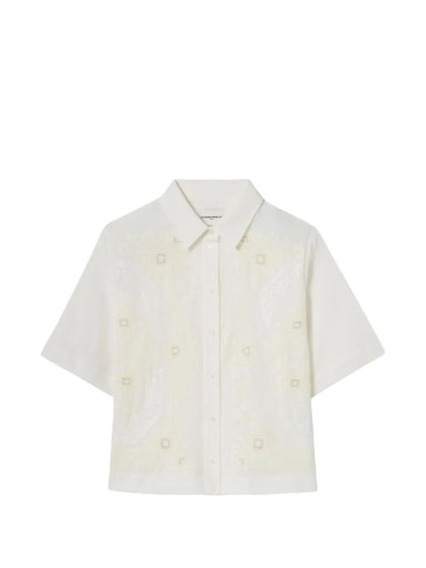 Claudie Pierlot embroidered shirt - White - zdjęcie produktu nr 1