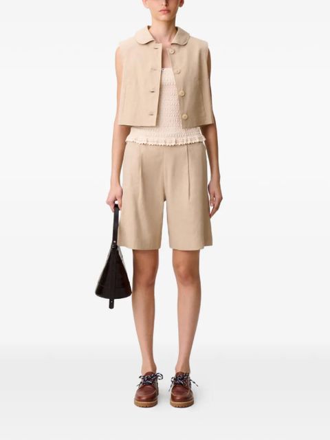 Claudie Pierlot button collar gilet - Neutrals - zdjęcie produktu nr 2