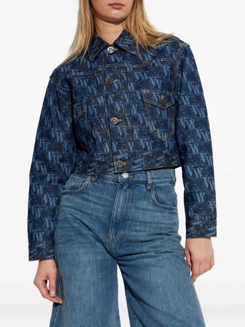 Vivienne Westwood buttoned patterned jacket - Blue