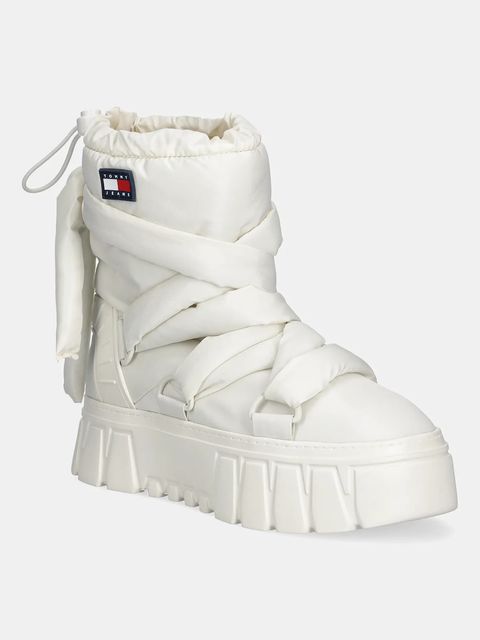 Tommy Jeans śniegowce TJW CHUNKY SNOW BOOT NYLON kolor biały EN0EN02842 - zdjęcie produktu nr 1