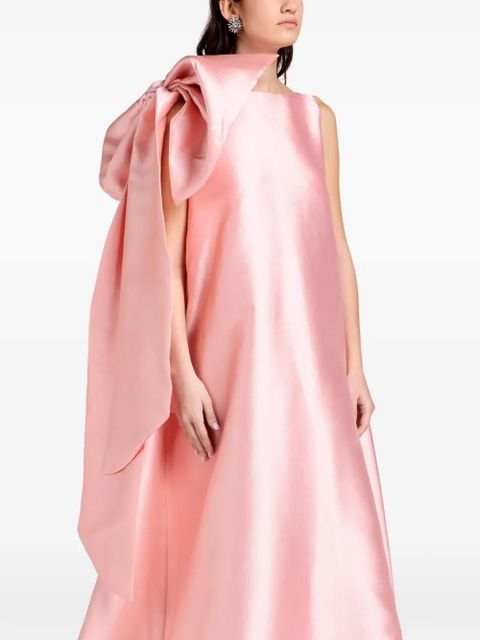 Marques'Almeida bow-detail maxi dress - Pink