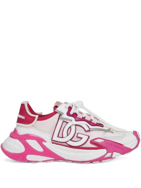 Dolce & Gabbana logo-patch chunky sneakers - Pink - zdjęcie produktu nr 1