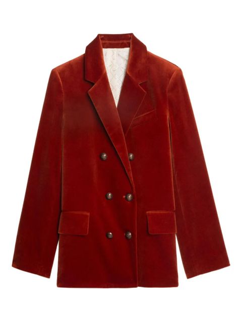 Zadig&Voltaire double-breasted cotton blazer - Red - zdjęcie produktu nr 1