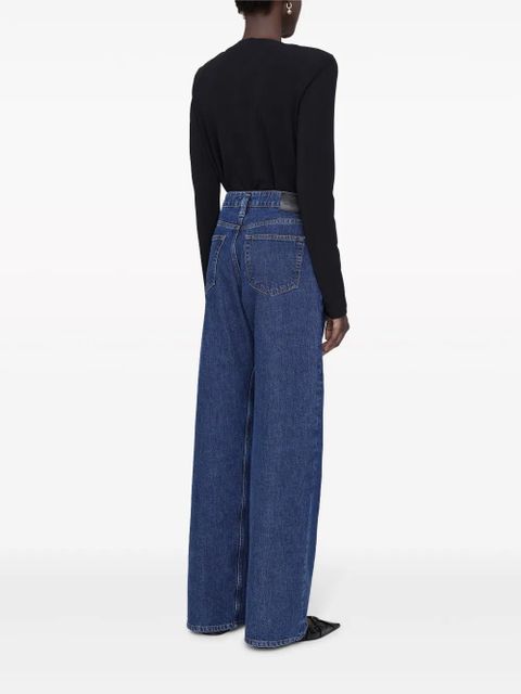 ANINE BING Amaya cut-out top - Black