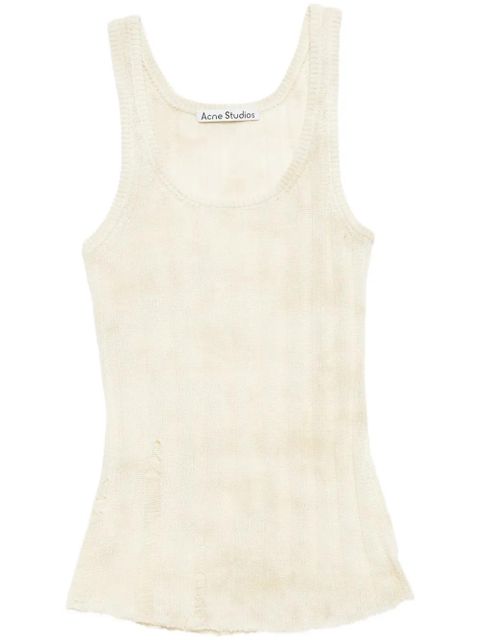 Acne Studios distressed tank top - Neutrals - zdjęcie produktu nr 1
