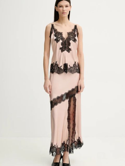 Herskind spódnica Panther kolor pomarańczowy maxi prosta 5500370