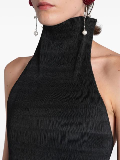 Magda Butrym open-back textured top - Black - zdjęcie produktu nr 2