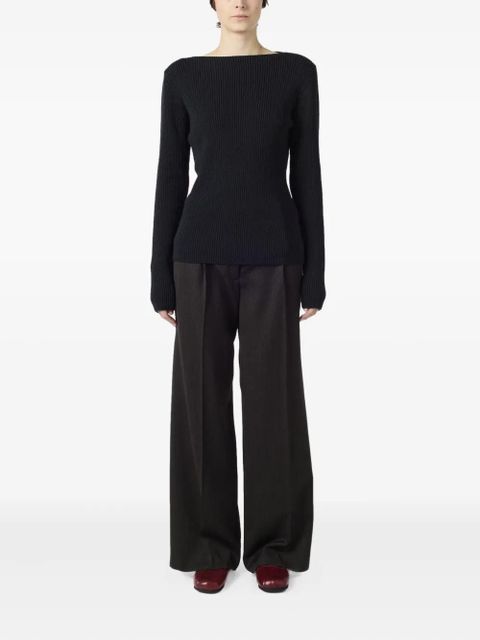 OUR LEGACY ribbed sweater - Black - zdjęcie produktu nr 2