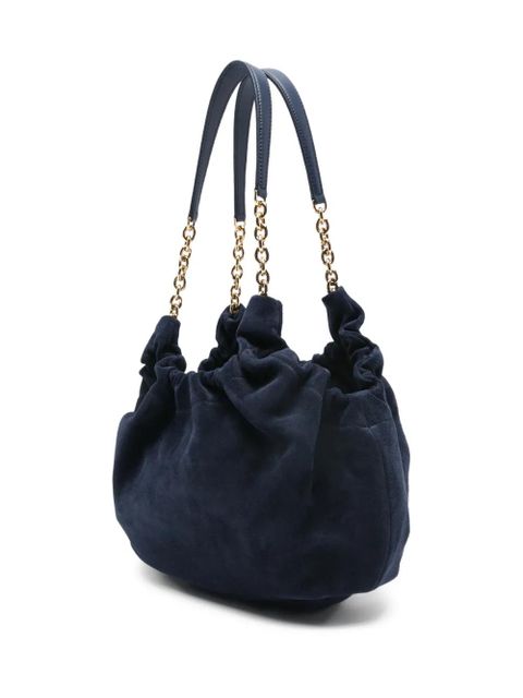 DeMellier medium Miami suede shoulder bag - Blue