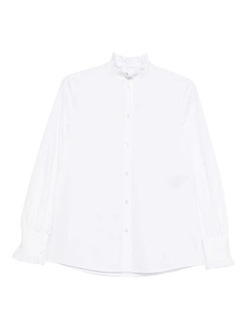 Valentino Garavani ruffled high-neck shirt - White - zdjęcie produktu nr 1