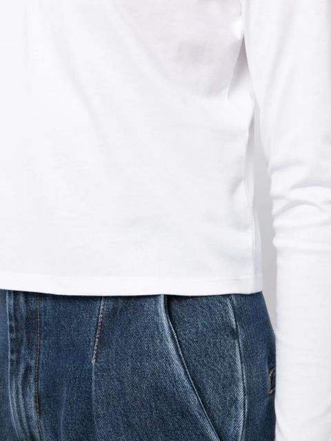 LouLou de Saison Masal long-sleeve cotton T-shirt - White