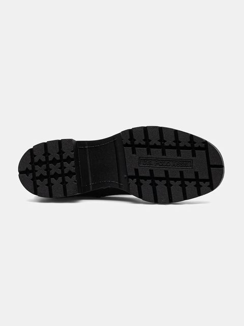 U.S. Polo Assn. kozaki HALEY011 damskie kolor czarny na słupku HALEY011W/EY1