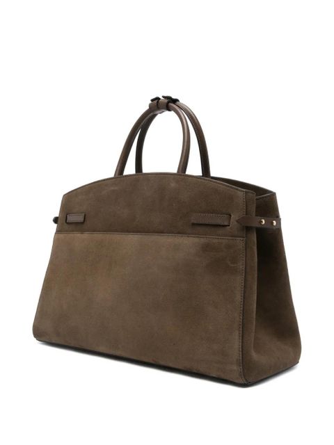DeMellier Hudson top-handle suede tote bag - Brown - zdjęcie produktu nr 2
