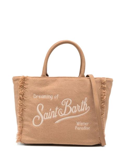 MC2 Saint Barth Colette Felt embroidered tote bag - Neutrals - zdjęcie produktu nr 1