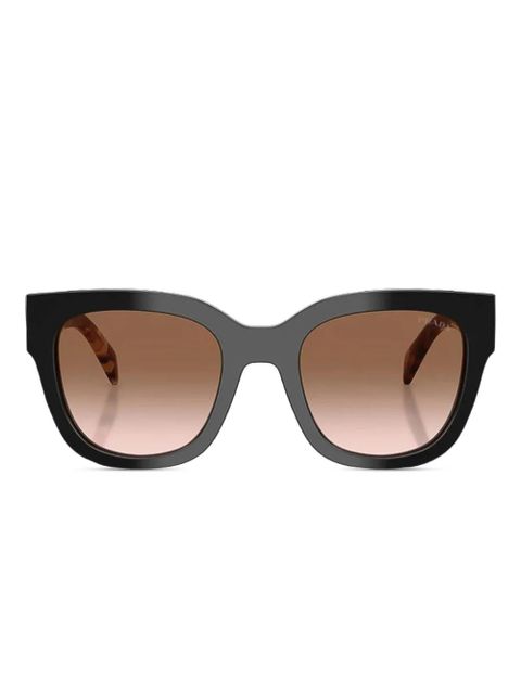 Prada Eyewear round-frame sunglasses - Black - zdjęcie produktu nr 1