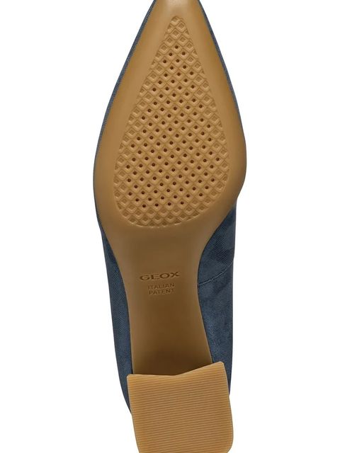 Geox szpilki D GISELDA kolor niebieski na słupku D36VCA 000MA C4067