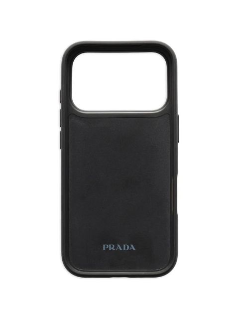 Prada leather iPhone 17 Pro case - Black - zdjęcie produktu nr 2