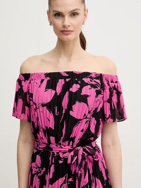 Joseph Ribkoff sukienka kolor różowy maxi rozkloszowana 241908