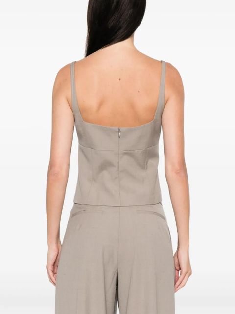 St. Agni sleeveless top - Grey